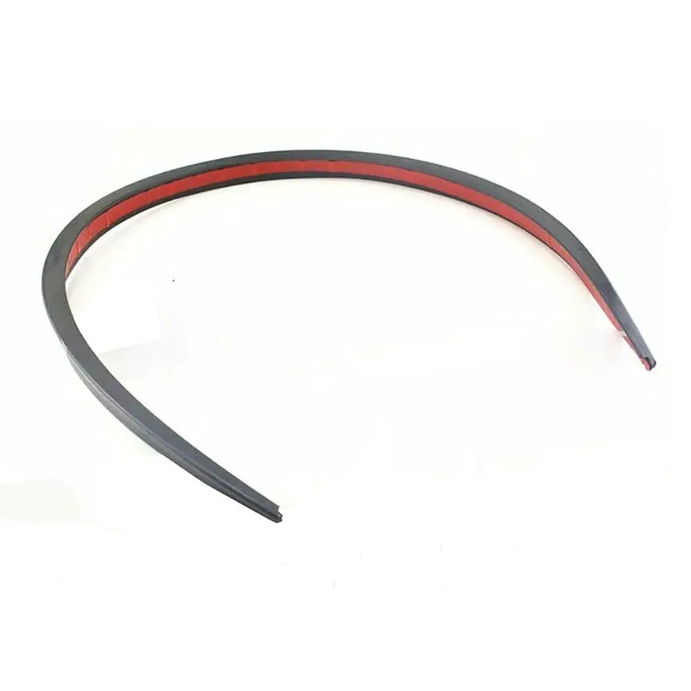 Simples Market 1.2m black ABS car spoiler trim with red inner stripe