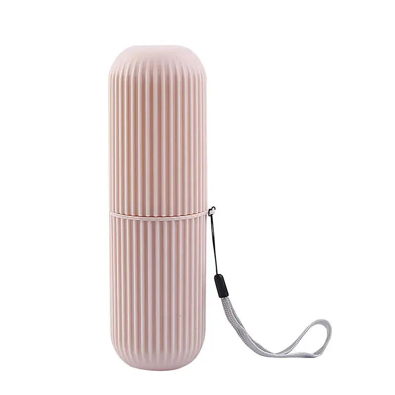 TrailGuard Portable Toothbrush And Toothpaste Case With Breathable Air Holes Keeps Bacteria Away For Travel