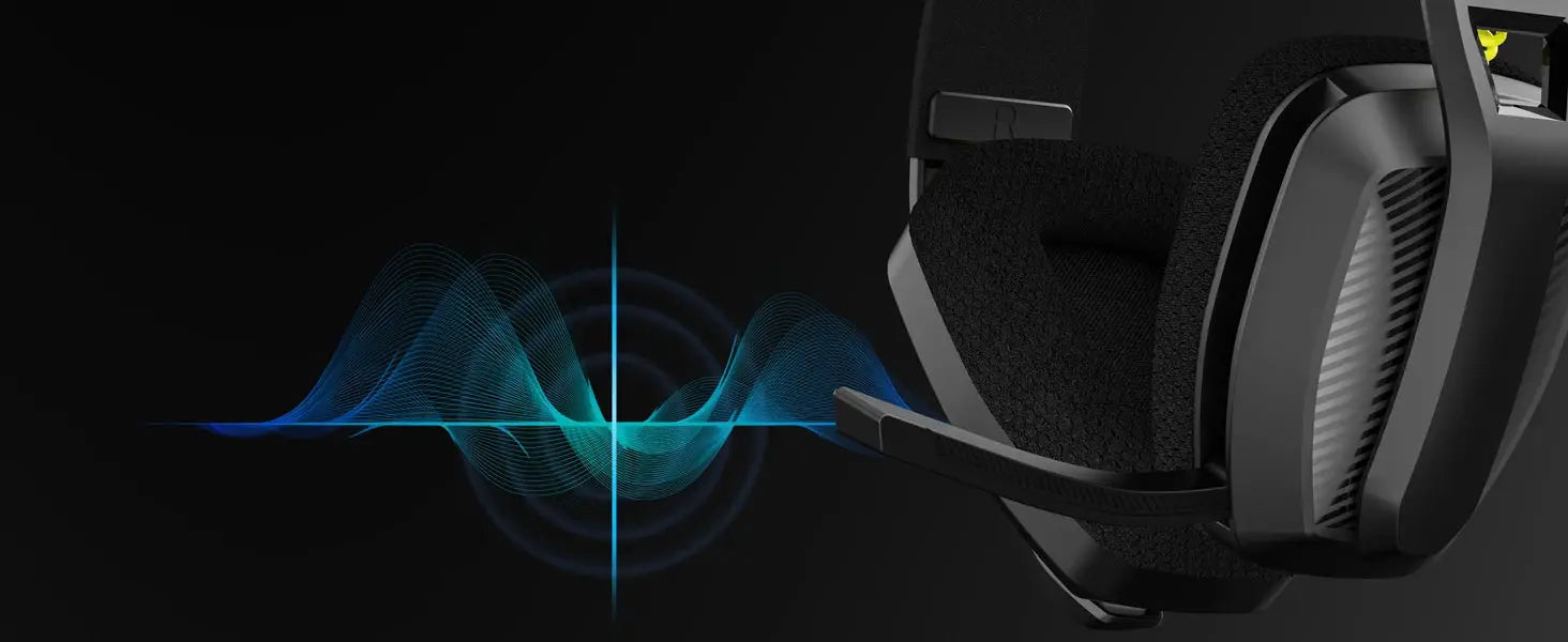 BINNUNE BW06 wireless gaming headset with mic, black/gray for PS5 PS4 PC/Mac