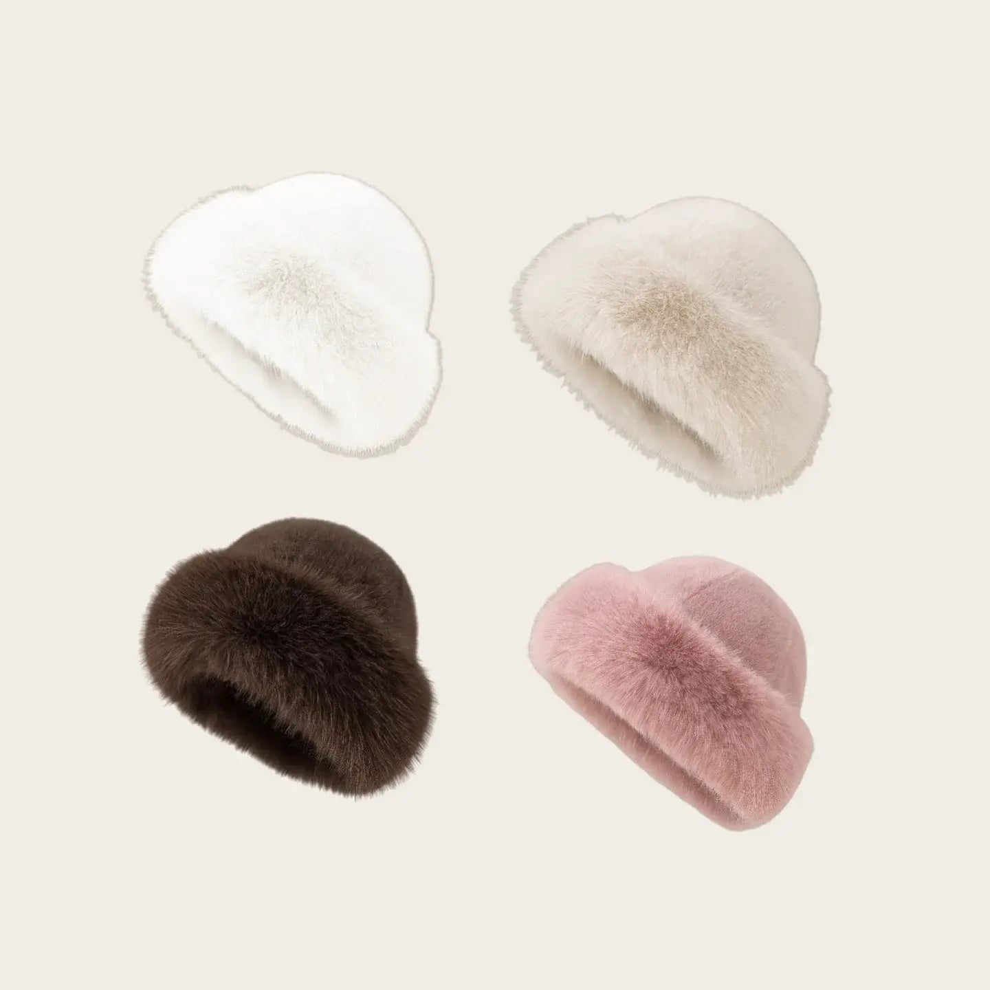 AuroraCo Womens Mongolian Style Furry Hat Korean Inspired Thickened Winter Warmth And Flattering Fit