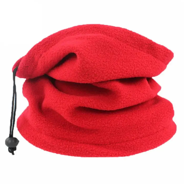PolarFlex Arctic Fleece Neck Tube Scarf Adjustable Warm Lightweight Winter Ear Warmer For Outdoor Sports