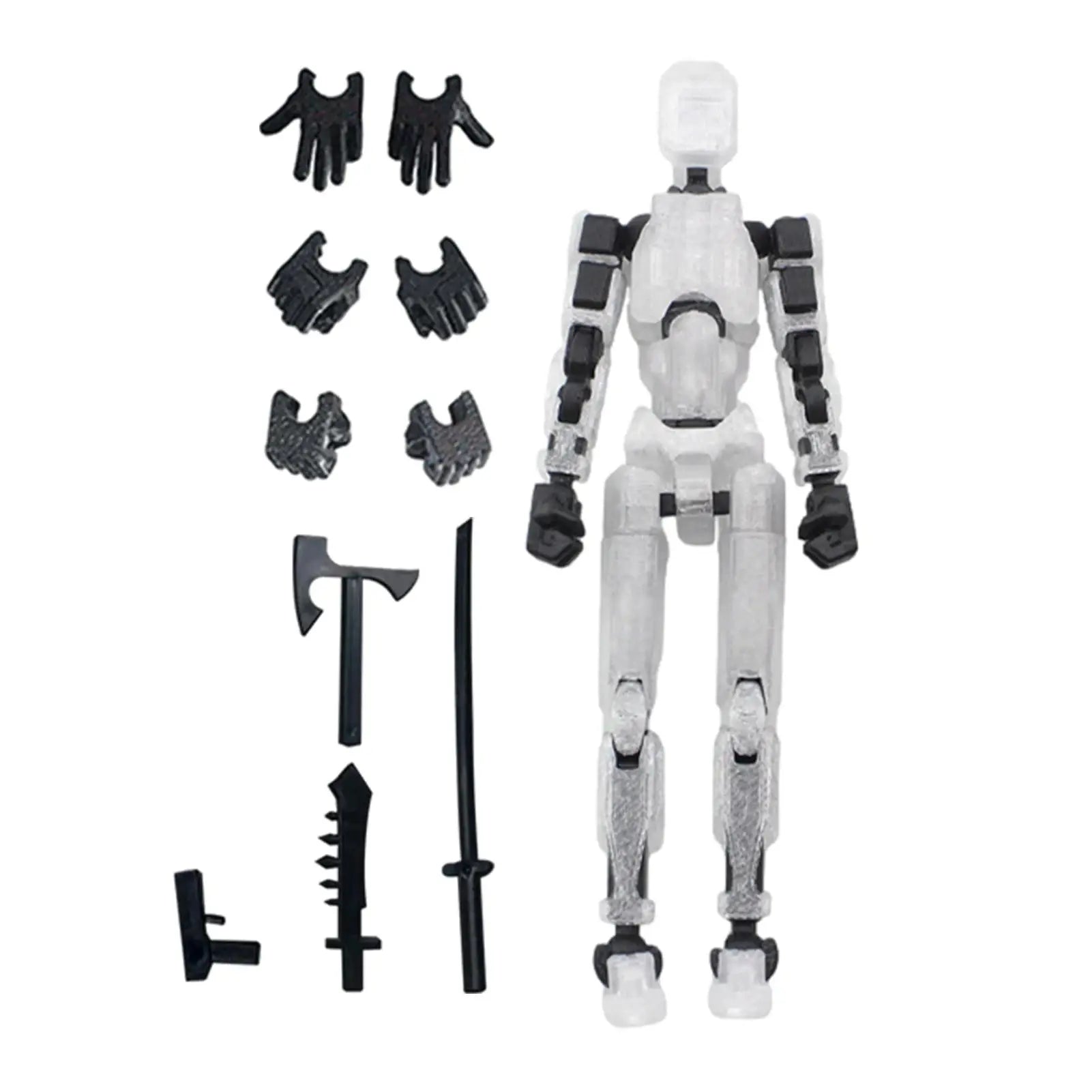 13 Joints Articulated Movable Dummy Doll For Diy Assembly 3D Printed Action Figure Stop Motion Animation