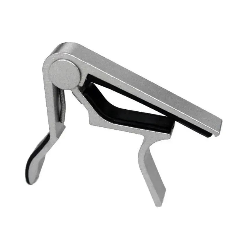 Single Handed Guitar Capo for Acoustic and Electric Guitars Aluminum Quick Clamping Black
