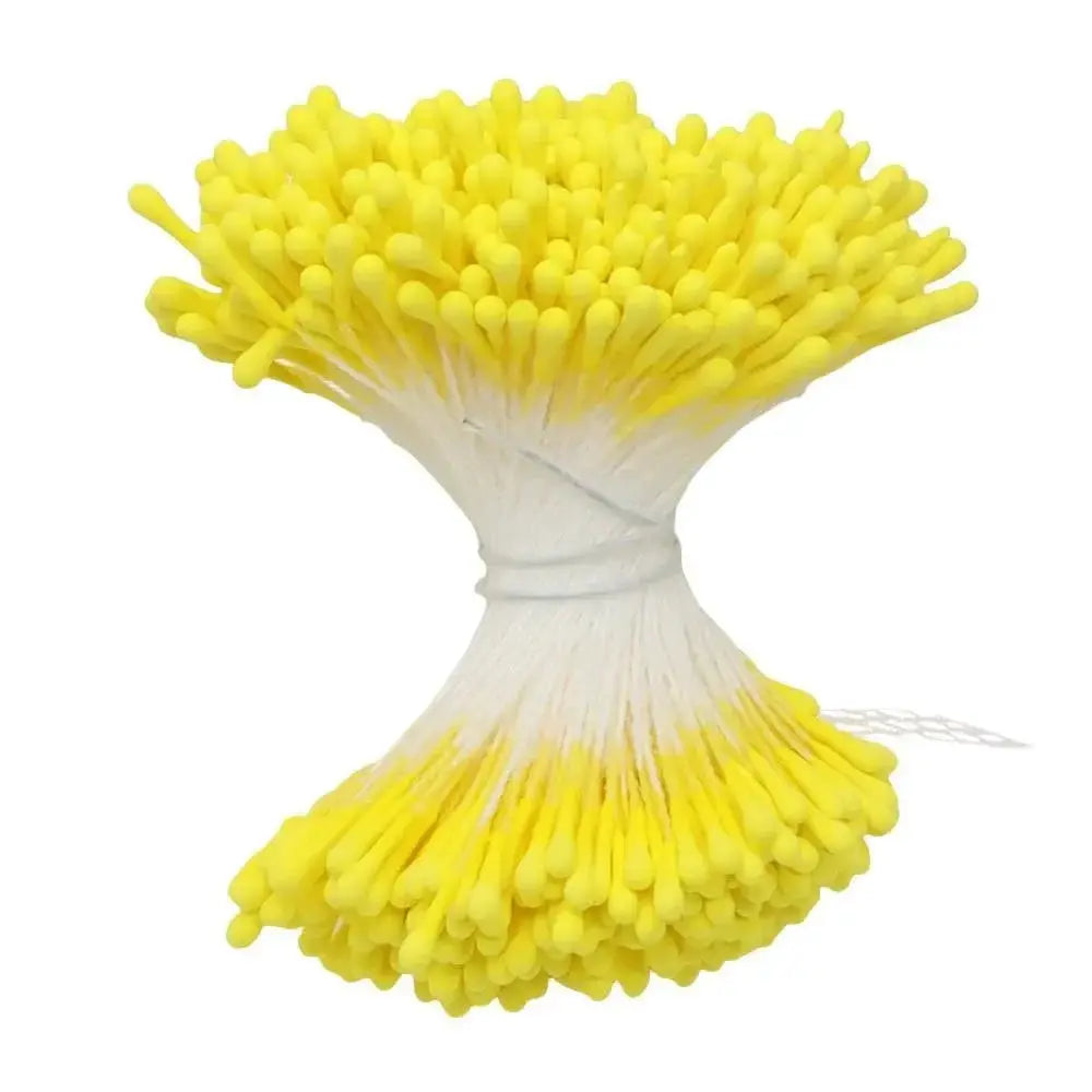 400 Pieces 2mm Mini Pearl Floral Pistils For Wedding Party Home Decoration Diy Accessories