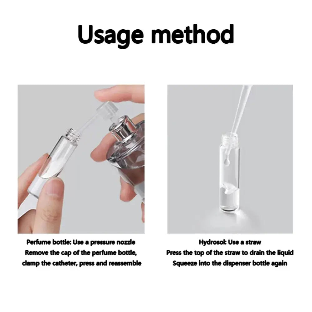 50 Pack 10ml Refillable Glass Spray Bottles With Dropper Funnel Dispenser And Syringe For Essential Oils And Perfumes