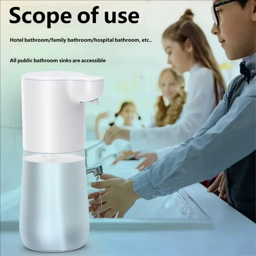 HOMEFISH smart sensor soap dispenser, 350ml, USB charging, white, contactless by Simples Market