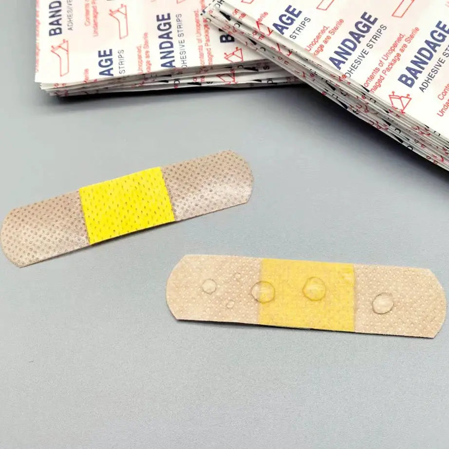 Waterproof Breathable Cushion Adhesive Plaster For Wound Hemostasis Sterile First Aid Gauze Bandage 50 And 100 Pieces