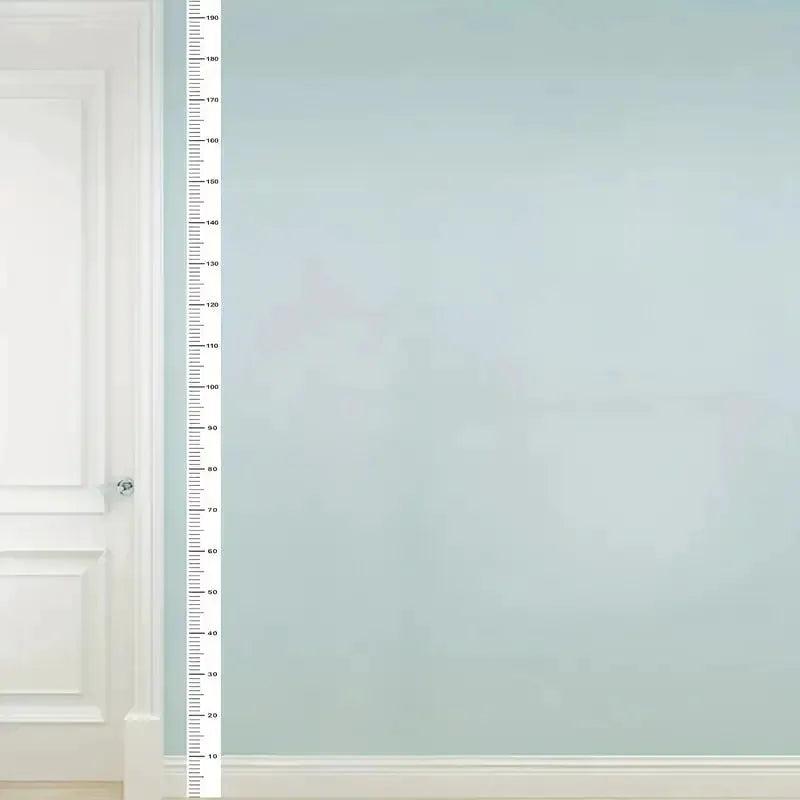 2m Wall Height Measurement Card Durable PC Material Writable Removable Ideal for Room Decor