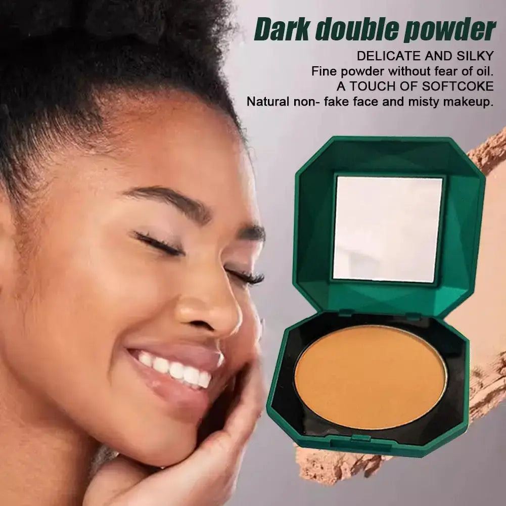 Brand New 4 Colors Dark Skin Pressed Powder Matte Long Lasting Waterproof Makeup Formula
