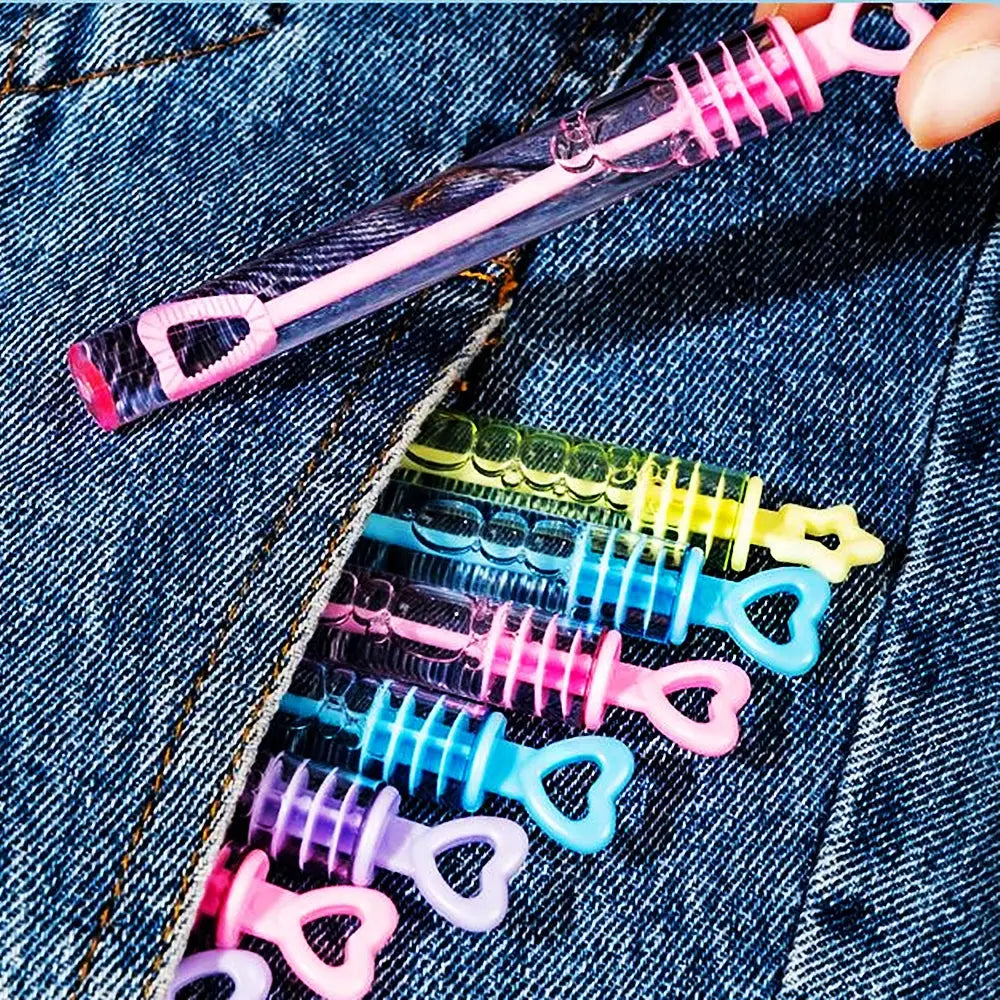 10 to 30 Pieces Mini Cute Bubble Empty Tubes Party Favors for Kids Birthday Wedding Guests Pinata Rewards