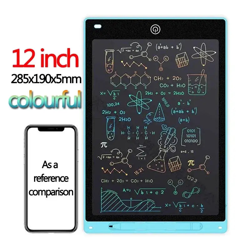 10 And 12 Inch LCD Writing Tablet For Kids Graffiti Sketchpad Handwriting Blackboard Toy Gift