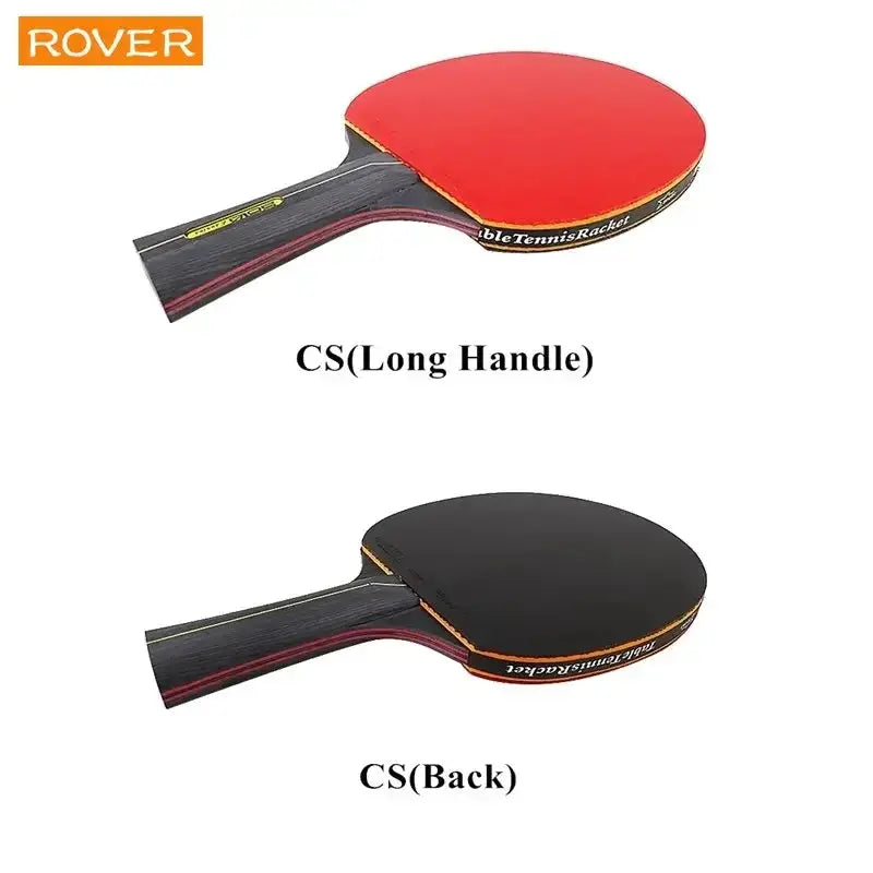 Professional Table Tennis Racket Set Two Piece Ping Pong Paddle With Pimples In Rubber And High Quality Blade And Bag
