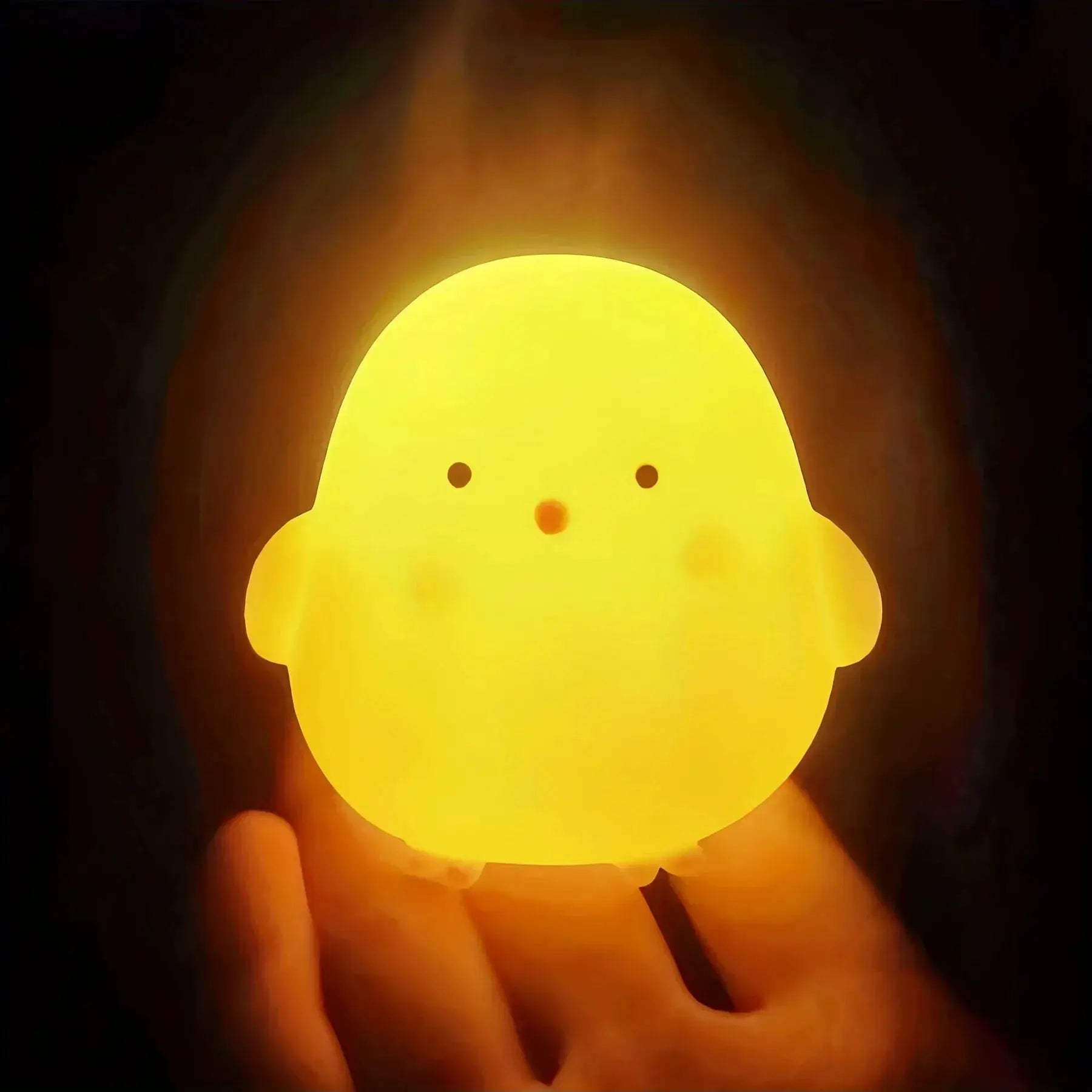 BrightNest Duck Night Light For Kids Room Cute Cartoon Animal Night Lamp With Soothing Warm Glow