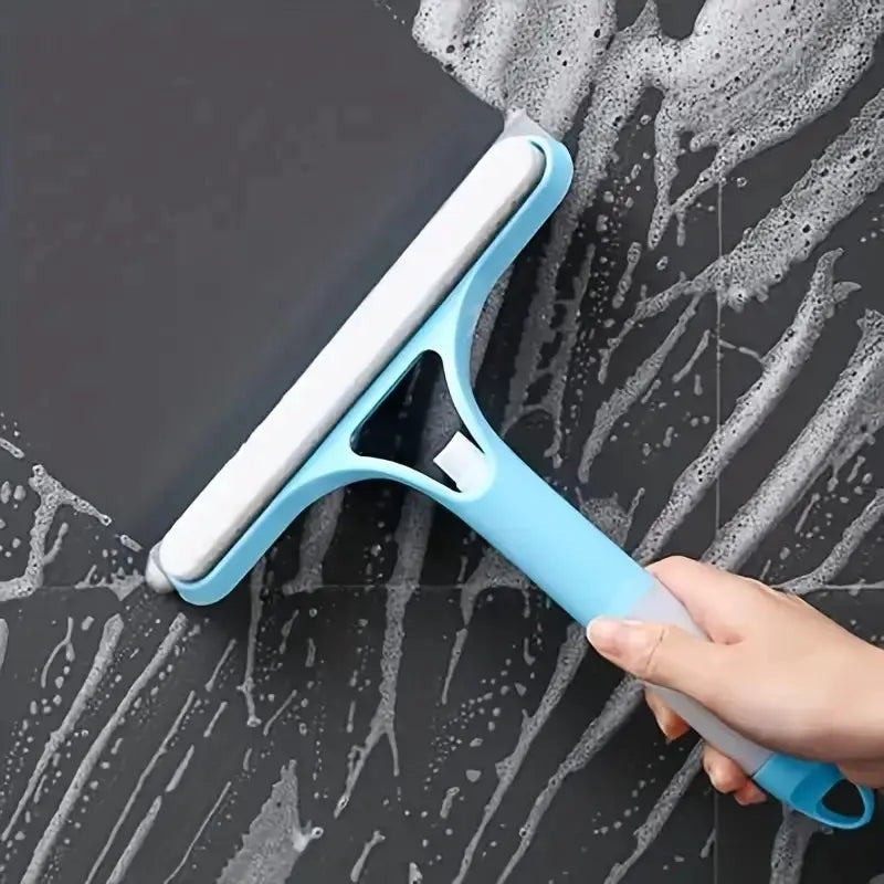 HomeMate Three In One Glass Cleaning Tool With Mirror Scraper Window Scraper And Watering Can For Streak Free Cleaning