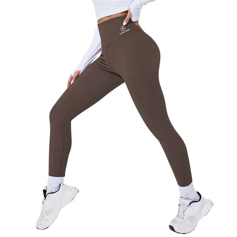 High Waist Thermal Yoga Leggings For Women Butt Lifting Gym Fitness Tights With Stretch