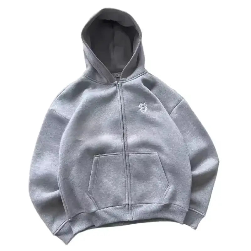 Streetwear Hoodie Sets Mens Y2K Straight Sweatpants Fashion Embroidery Logo Suits Casual High Street Couple Training Suit