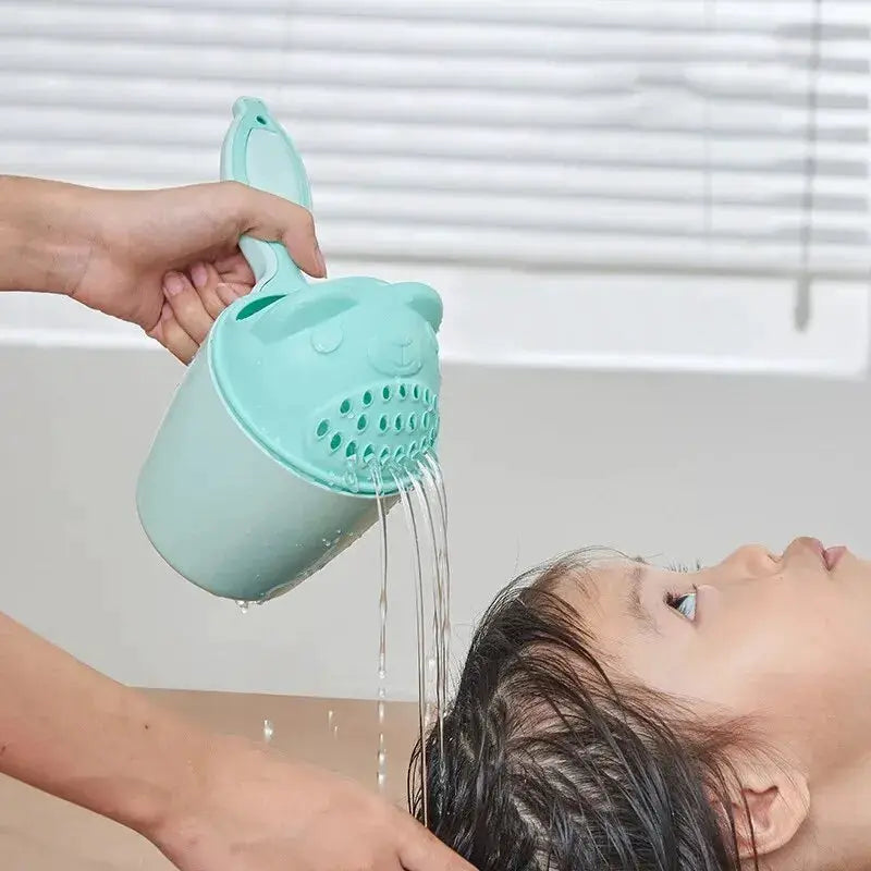 Baby Bath Caps And Shampoo Cup For Toddlers And Kids Hair Washing Eye Protection Tool