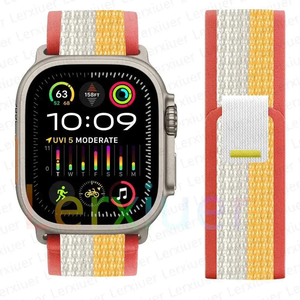 trail loop For apple watch ultra 3 2 Band 49mm 44mm 40mm 45mm 41mm 42mm correa bracelet iWatch series 7 se 8 9 10 11 46mm straps