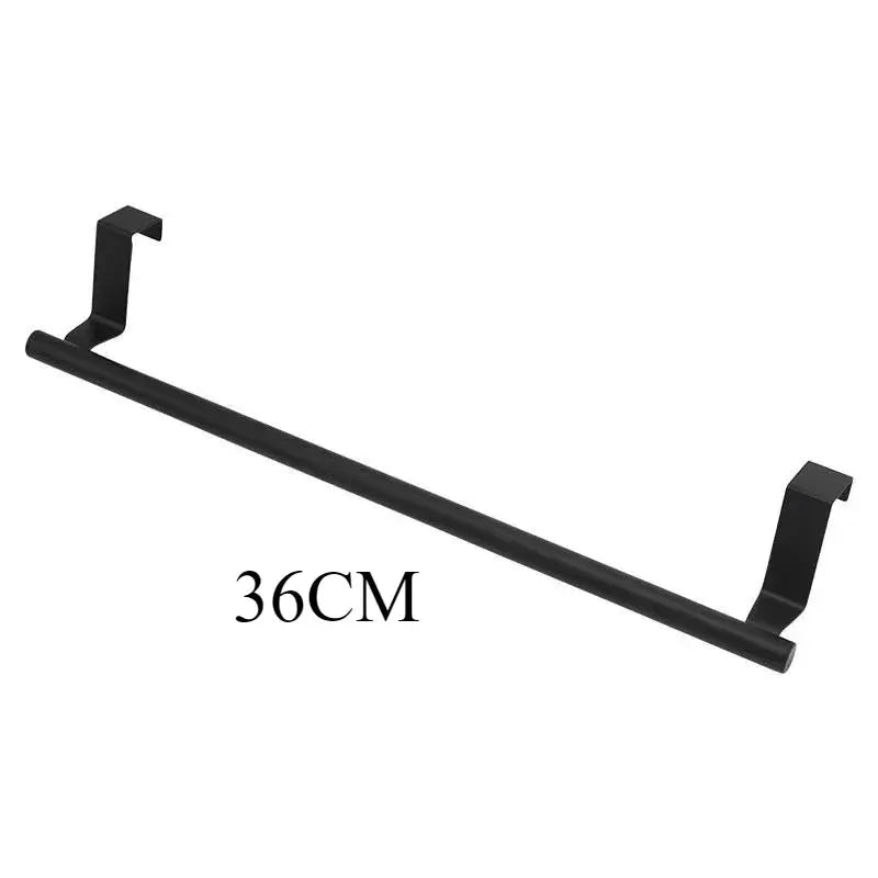 Over Door Stainless Steel Towel Rack Organizer For Bathroom Use