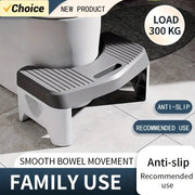 Squatting Aid Toilet Stool for Bathroom with Anti Slip Thickened Design for Adults Kids Pregnant Women