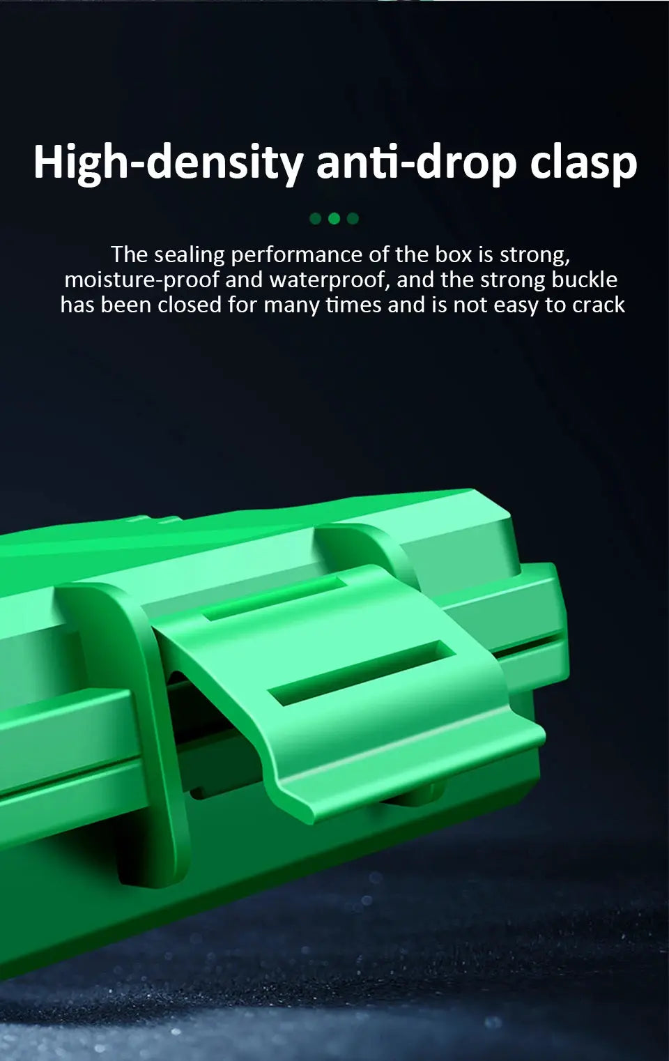 Simples Market green waterproof storage case for precision instrument parts