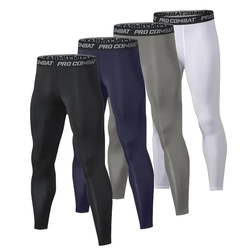 New Men's Compression Pants Leggings Running Training Quick Dry Fitness Jogging Workout Trousers