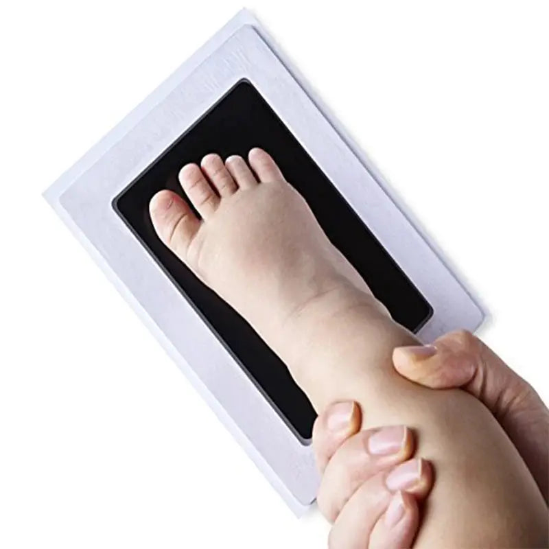 Newborn Baby Diy Hand And Footprint Kit With Ink Pads And Photo Frame Keepsake Gift For Parents