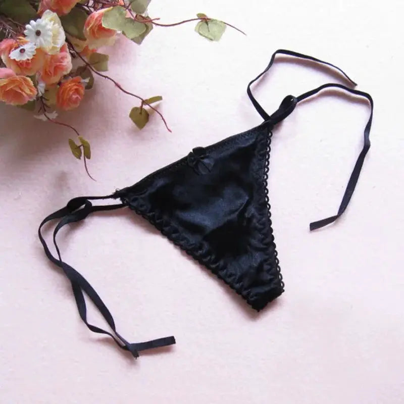 Silk Lace G String Thong Ultra Soft Elastic Lace Low Waist Comfort Perfect Seductive Fit
