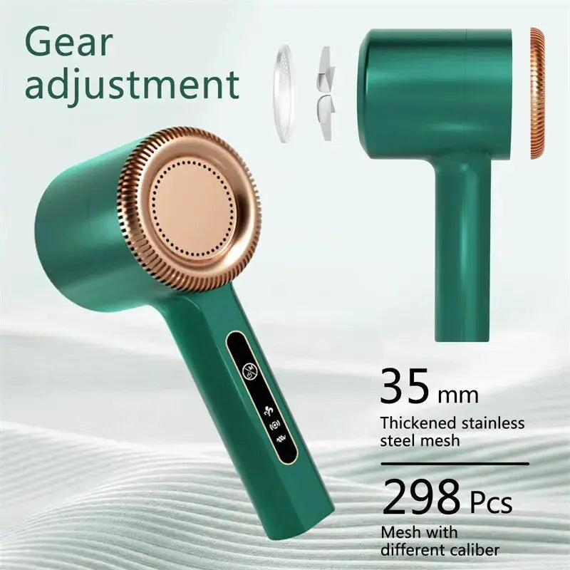 NovaLint Rechargeable Lint Remover USB Electric Hair Ball Fuzz Trimmer For Clothes And Sweaters