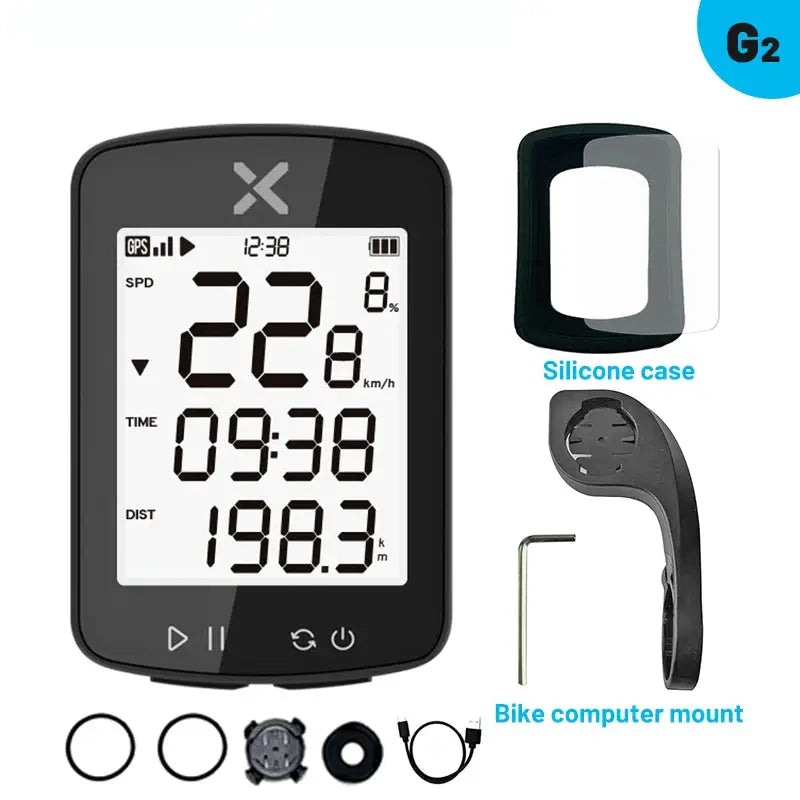 XOSS G2 Plus Wireless GPS Bike Computer For Road And MTB Waterproof Cadence ANT Plus