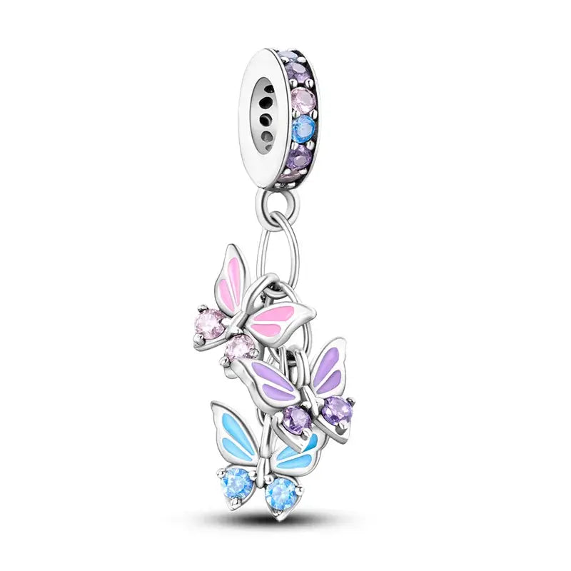 925 Sterling Silver Pendant Beads Carnivorous Plant Monster Charm Trendy Collection For Bracelet And Necklace Jewelry