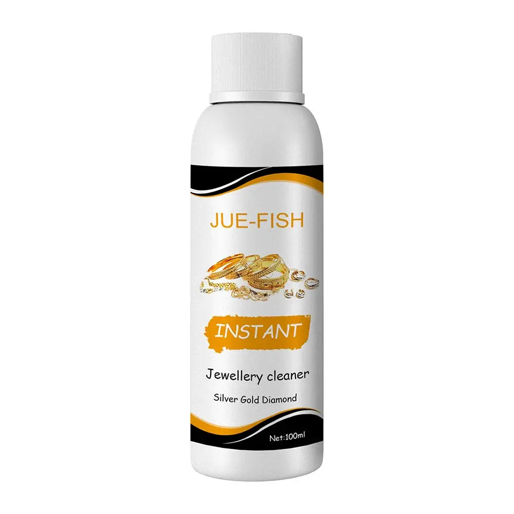 100ml Jewelry Cleaner For Silver Jewelry Necklace Ring Polishing Liquid Multi Function Cleaner Non Toxic Odorless Safe