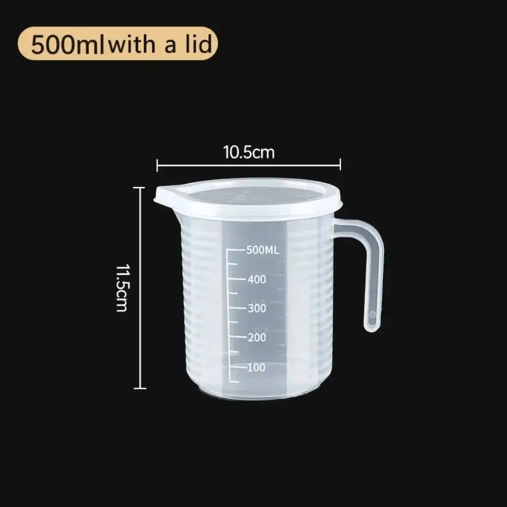 100 To 5000ml Thickened Plastic Measuring Cup With Clear Scale Food Grade Beaker For Kitchen And Lab Use
