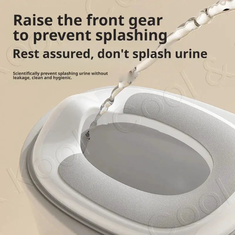 Universal Children's Toilet Seat by Simples Market, white splash-proof potty seat