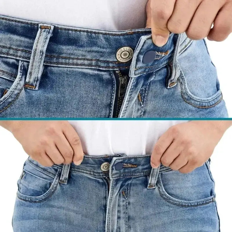 12 Pack Pants Extender Buttons 15mm 18mm Flexible Waist Extenders for Jeans Pants Women Men Pregnancy Skirts