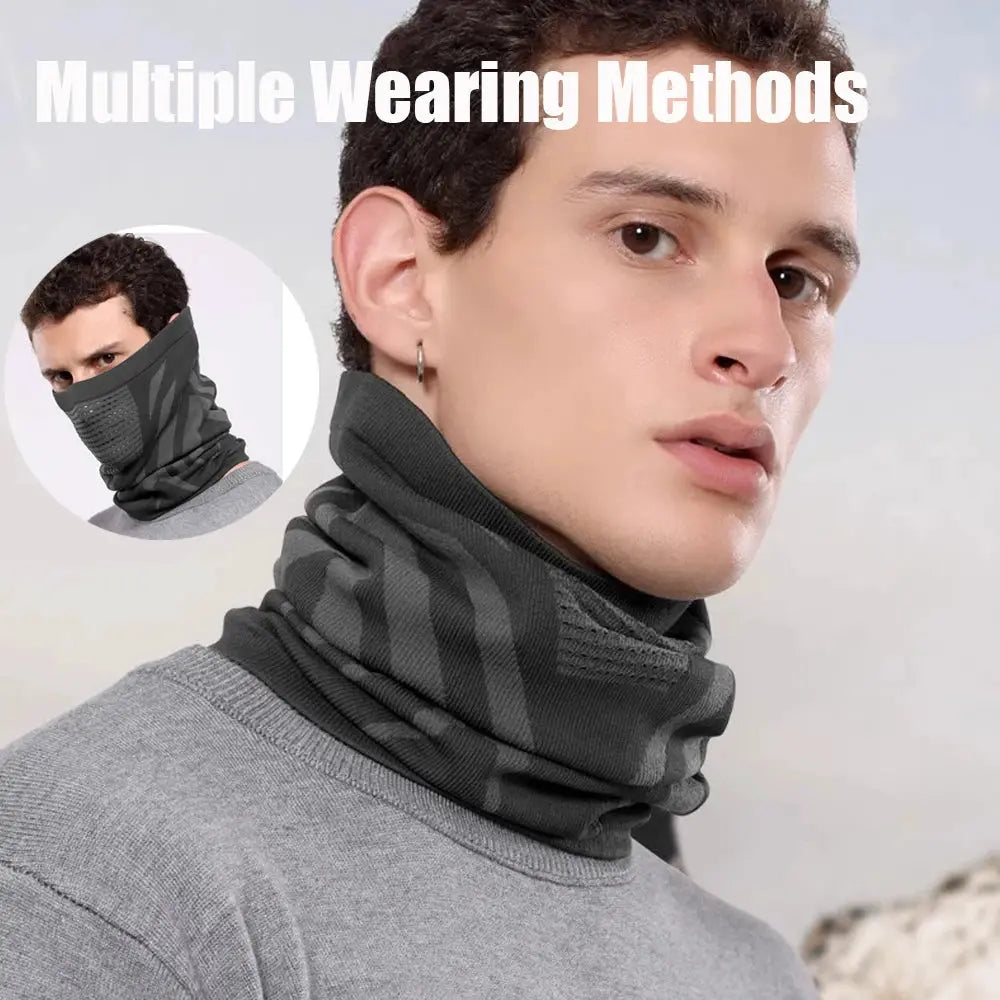 Winter Warm Skiing Mask Neck Gaiter Unisex Elastic Breathable Cycling Running Motorcycle Mask For Outdoor Sports
