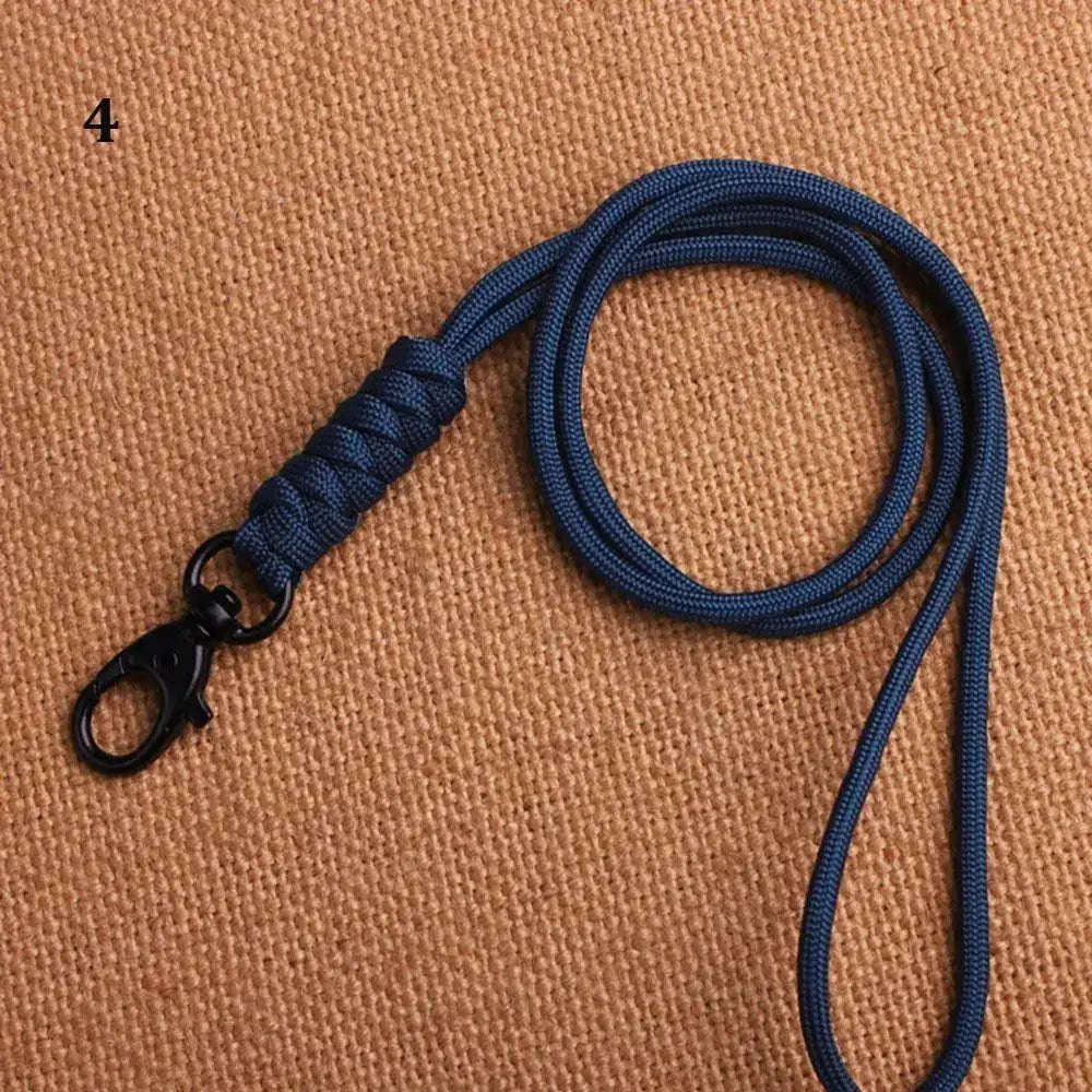 Paracord Keychain Lanyard With Rotatable Buckle High Strength Parachute Cord For Survival Backpack And Key Ring