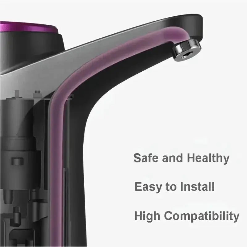 Portable 5 Gallon Water Dispenser with USB Charging and Automatic Pump for Home Office and Outdoor Use