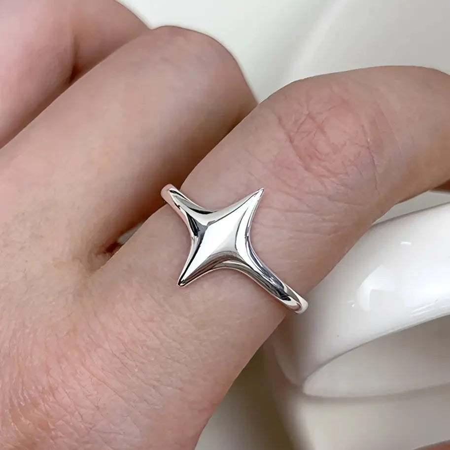 925 Sterling Silver Love Heart Ring With Hanadama Pearl For Women Gift Jewelry Birthday