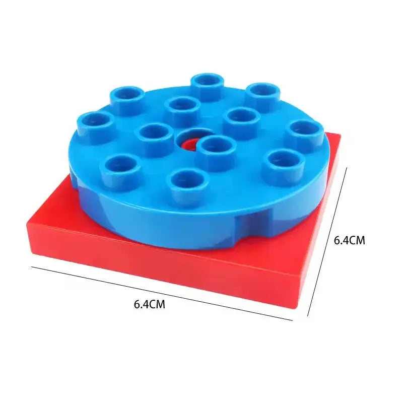 Big Building Blocks Traffic Mechanical Construction Set For Kids Compatible Large Bricks Educational Science Toy Gift