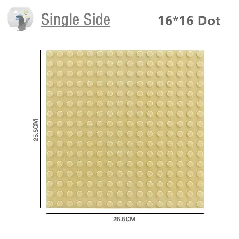9 Sizes Big Building Plastic Blocks Base Plates Compatible With Large Bricks And Assembly Figures For Kids Toys