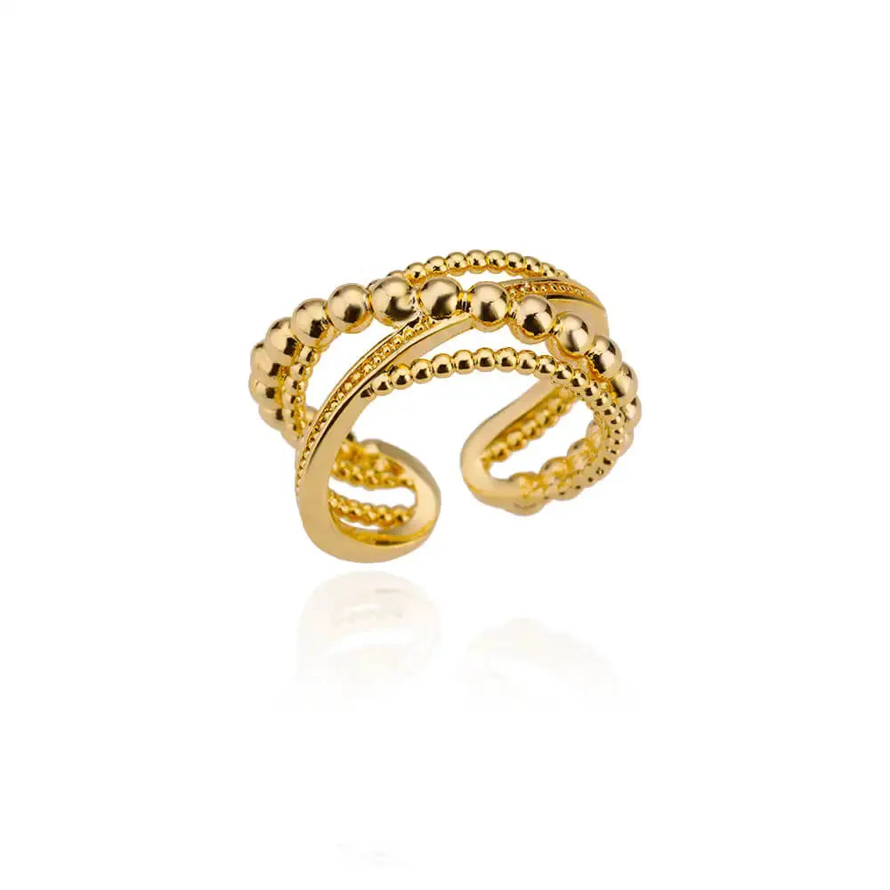 316L Stainless Steel Rings For Women Gold Color Never Fade Luxury Classic Wedding Rings Couple Jewelry Free Shipping
