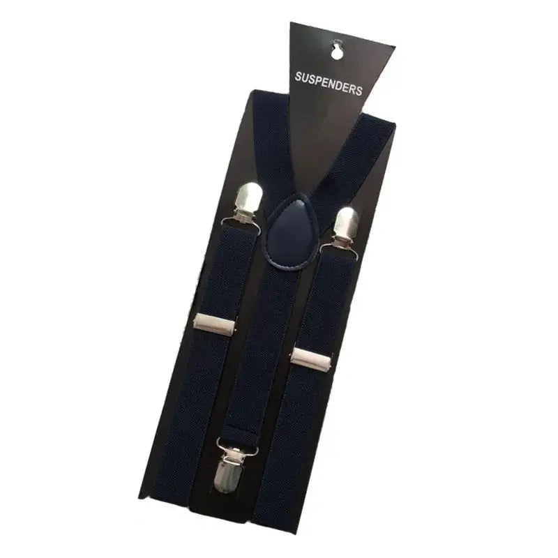 2.5cm Wide Mens Suspenders New Creative 3 Hooks Adjustable Braces For Casual And Formal Wear