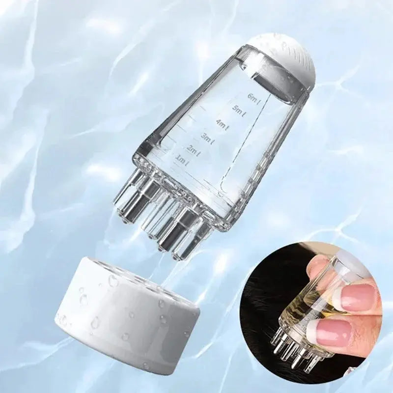 NovaScalp 6ml Scalp Applicator Mini Roller Ball Massager Brush Precise Essential Oil Delivery for Hair Growth