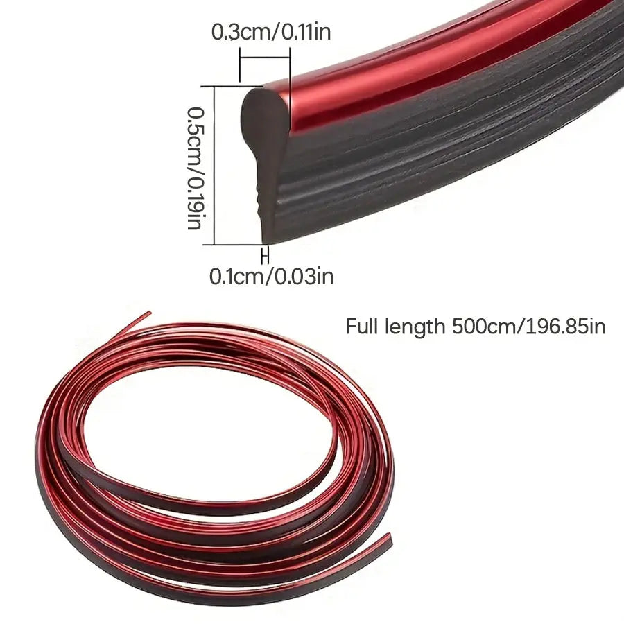 Flexible Car Interior Decoration Strip For Dashboard And Door Panels Easy To Install Upgrade Your Car Interior Styling