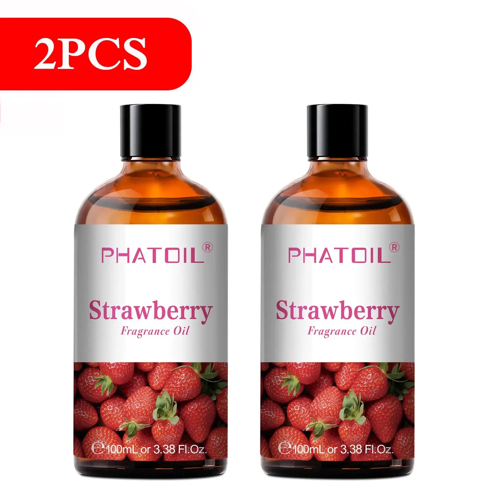 PHATOIL 100ml Aromatherapy Fragrance Oil Coconut Vanilla Strawberry Cherry Lemon For Diffuser Candle Making 1 2 3 Pack