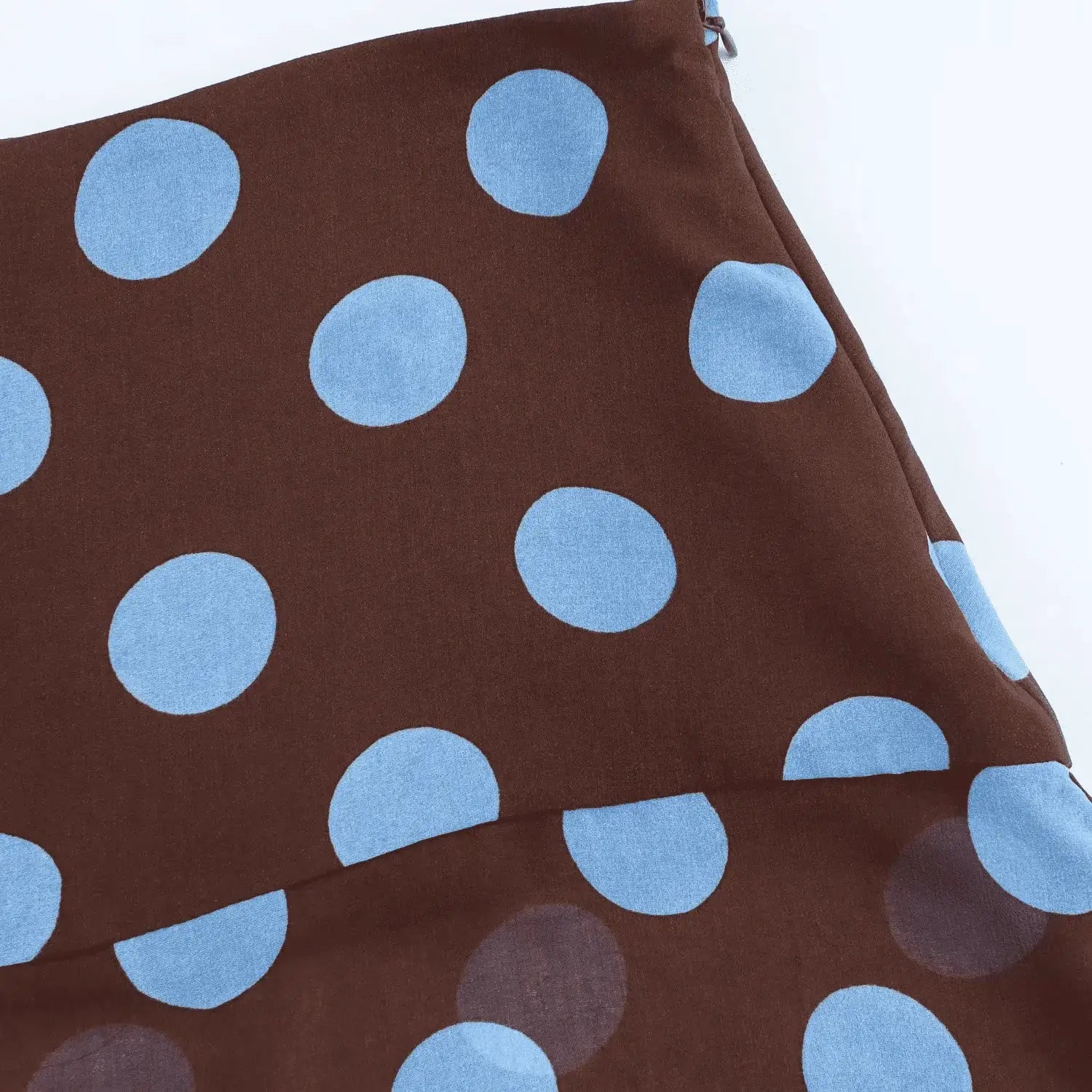 Polka Dot Midi Skirt Two Piece Set for Women Halter Top Beachwear 2026