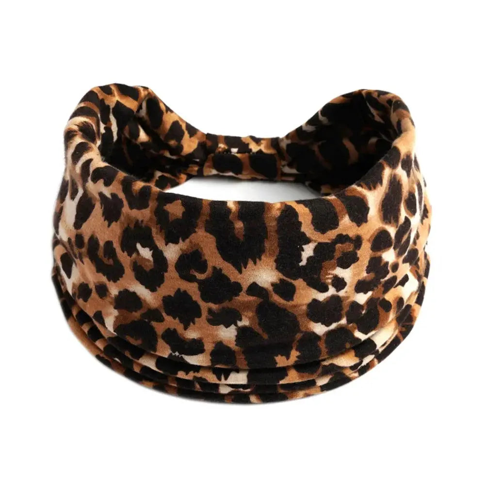 Zenora Wide Headband Non Slip Elastic Knot Hair Band For Yoga And Summer Sports Wear