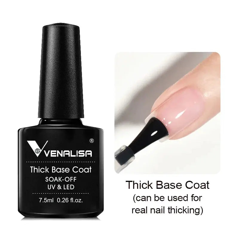 Venalisa 7 5ml Gel Nail Polish Kit 60 Colors Hema Free Milky White Jelly Soak Off UV LED Varnish Full Coverage