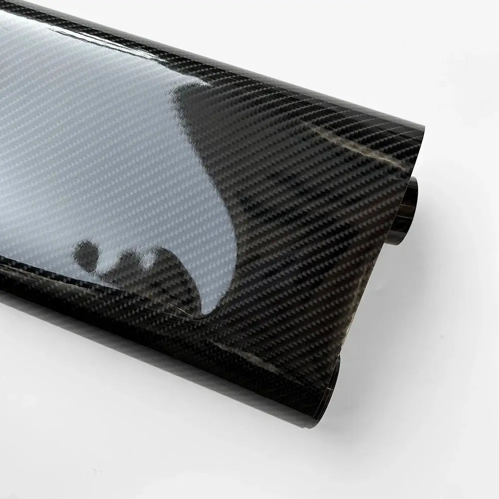 9D carbon fiber car wrap vinyl by Simples Market, glossy black self-adhesive anti-scratch film